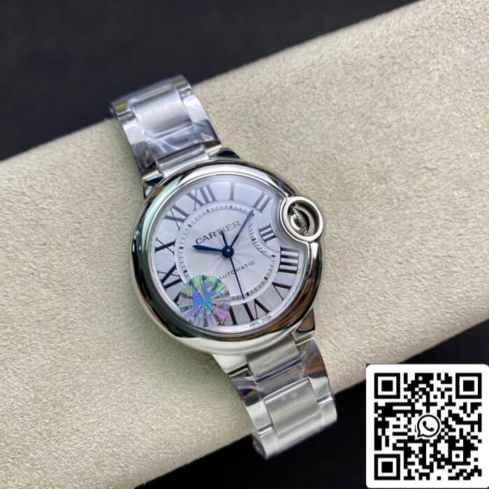 Ballon Bleu De Cartier W6920071 33MM 1:1 Best Edition AF Factory Steel Strap US Replica Watch