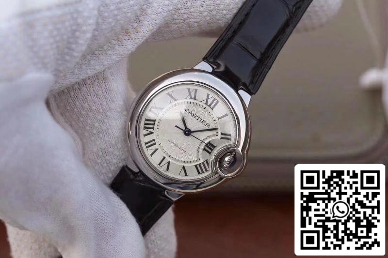 Ballon Bleu De Cartier W6920086 33mm 1:1 Best Edition White Textured Dial Swiss ETA 2671 US Replica Watch