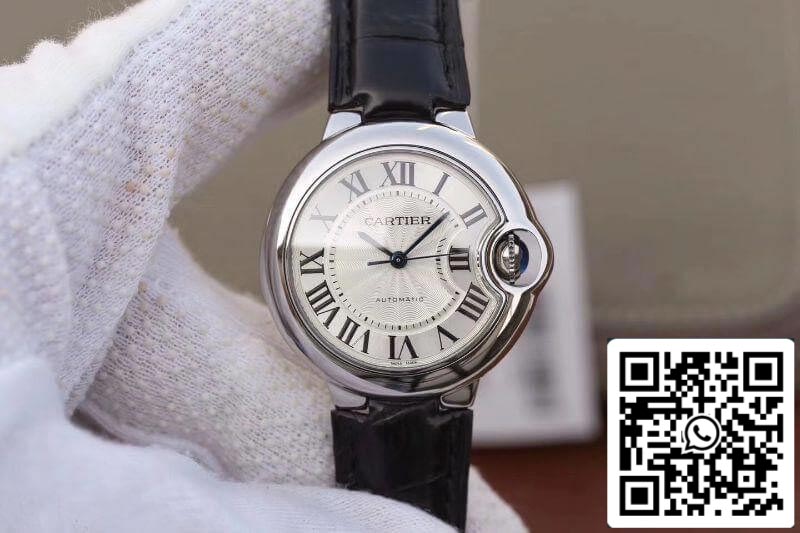 Ballon Bleu De Cartier W6920086 33mm 1:1 Best Edition White Textured Dial Swiss ETA 2671 US Replica Watch