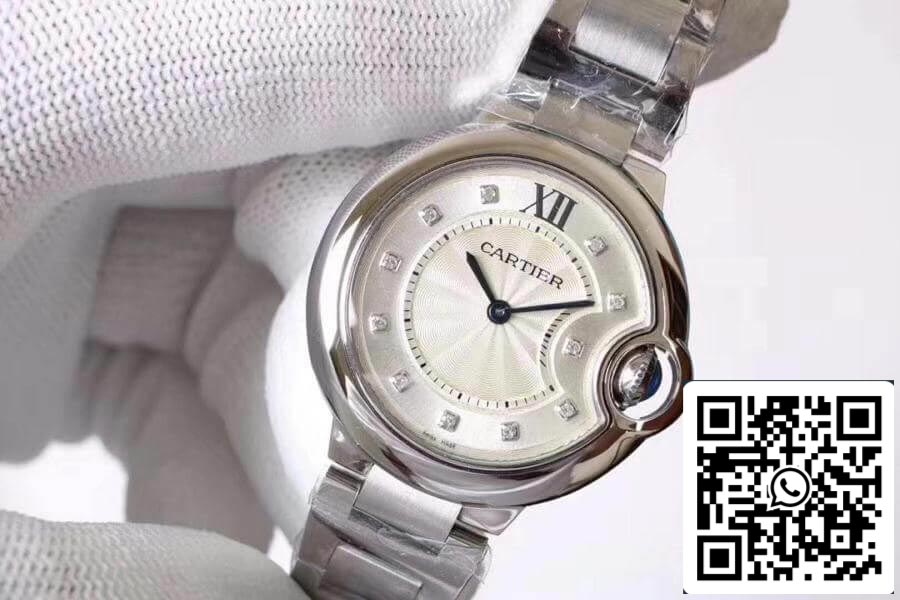 Ballon Bleu De Cartier WE9020 33mm V6 Factory 1:1 Best Edition Swiss ETA076 US Replica Watch