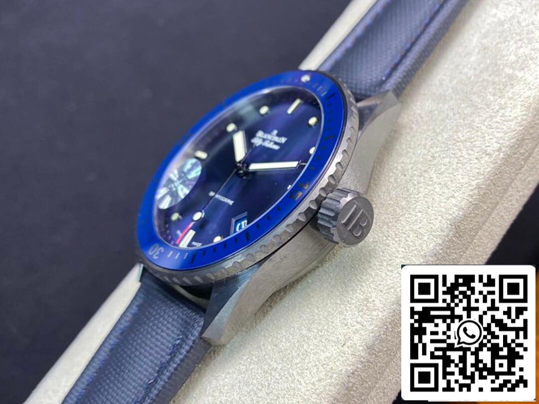 Blancpain Fifty Fathoms 5000-0240-O52A 1:1 Best Edition GF Factory Blue Dial US Replica Watch