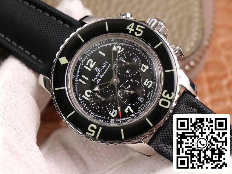 Blancpain Fifty Fathoms 5085F-1130-52 1:1 Best Edition OM factory Black Dial Swiss ETA7750 US Replica Watch