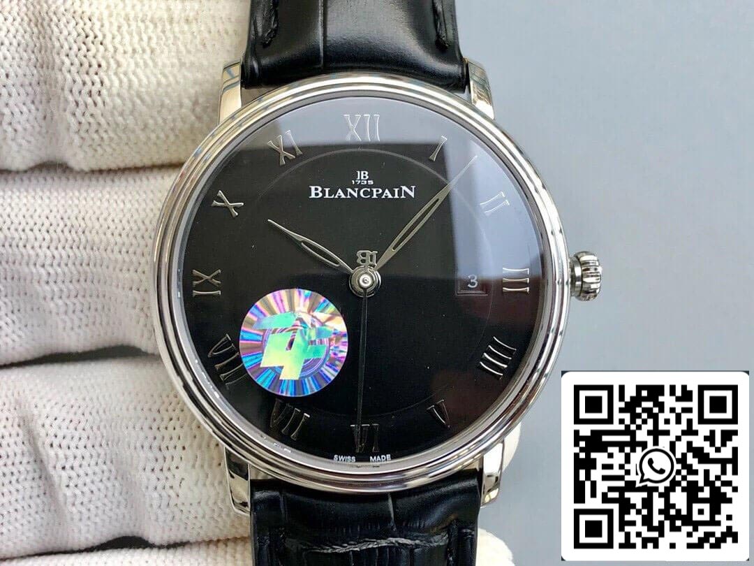 Blancpain Villeret 6551-1127-55B 1:1 Best Edition ZF Factory Black Dial US Replica Watch