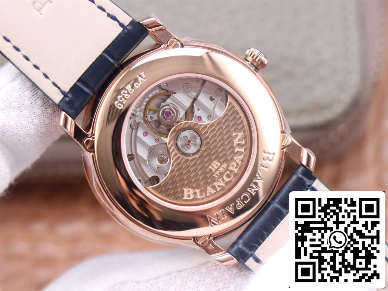 Blancpain Villeret 6654-3640-55 1:1 Best Edition OM Factory V3 Rose Gold US Replica Watch