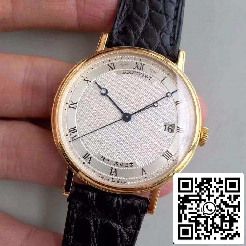 Breguet Classique 5177 MKS Factory 1:1 Best Edition Swiss ETA9015 White Dial Numeral Marker US Replica Watch