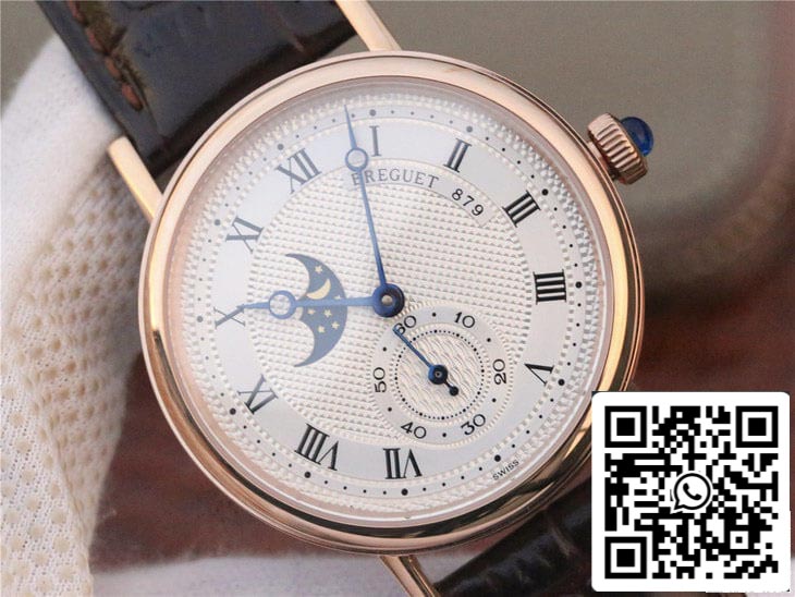 Breguet Classique Moonphase 4396 1:1 Best Edition Rose Gold Case US Replica Watch