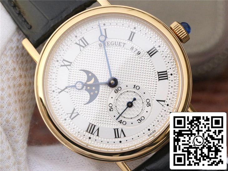 Breguet Classique Moonphase 4396 1:1 Best Edition Yellow Gold Case US Replica Watch