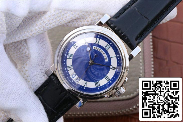 Breguet Marine 5817 1:1 Best Edition Blue Dial US Replica Watch