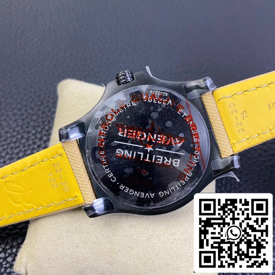 Breitling Avenger GMT 45 V32395101B1X1 1:1 Best Edition GF Factory Titanium Case US Replica Watch