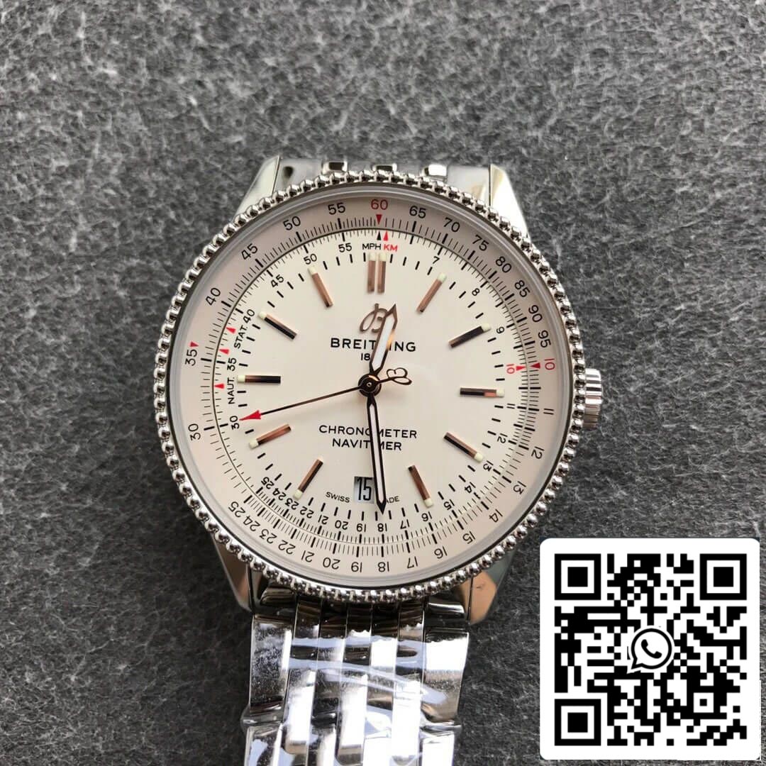 Breitling Navitimer 1 A17326211G1A1 1:1 Best Edition V7 Factory White Dial US Replica Watch