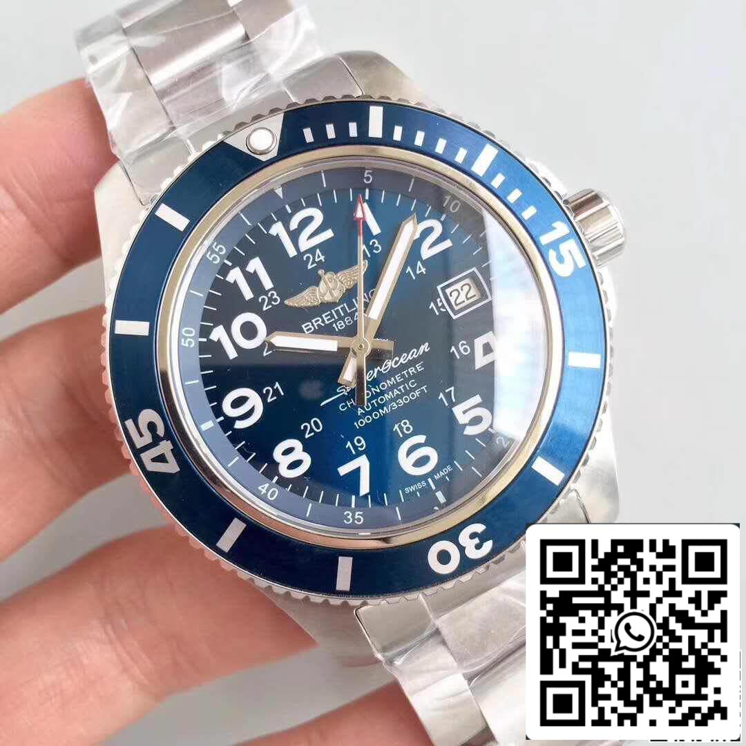 Breitling Superocean II A17392D7/BD68 GF Factory 1:1 Best Edition Swiss ETA2824 Blue Dial US Replica Watch