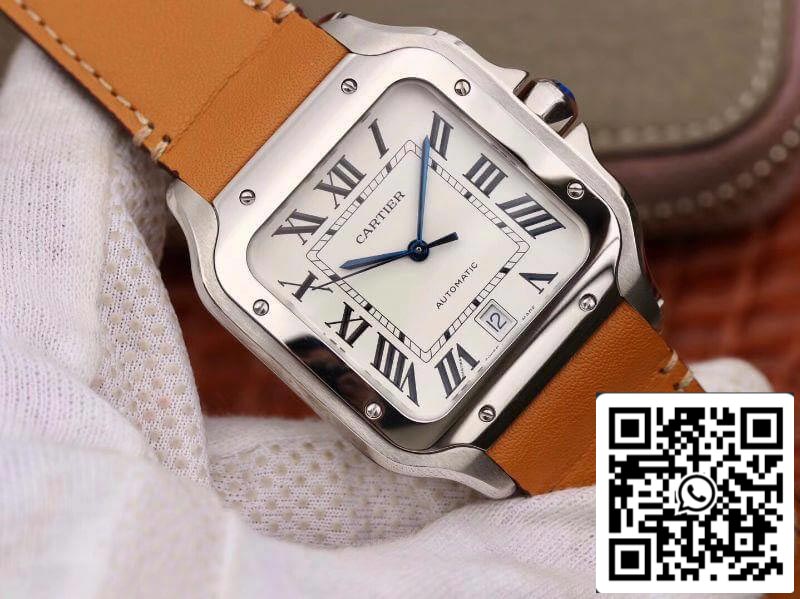 Cartier De Santos WSSA0009 KOR Factory 1:1 Best Edition Swiss ETA9015 US Replica Watch