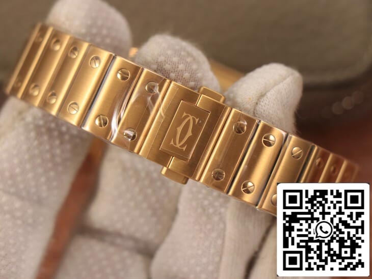 Cartier De Santos WSSA0010 1:1 Best Edition BV Factory 18K Gold US Replica Watch