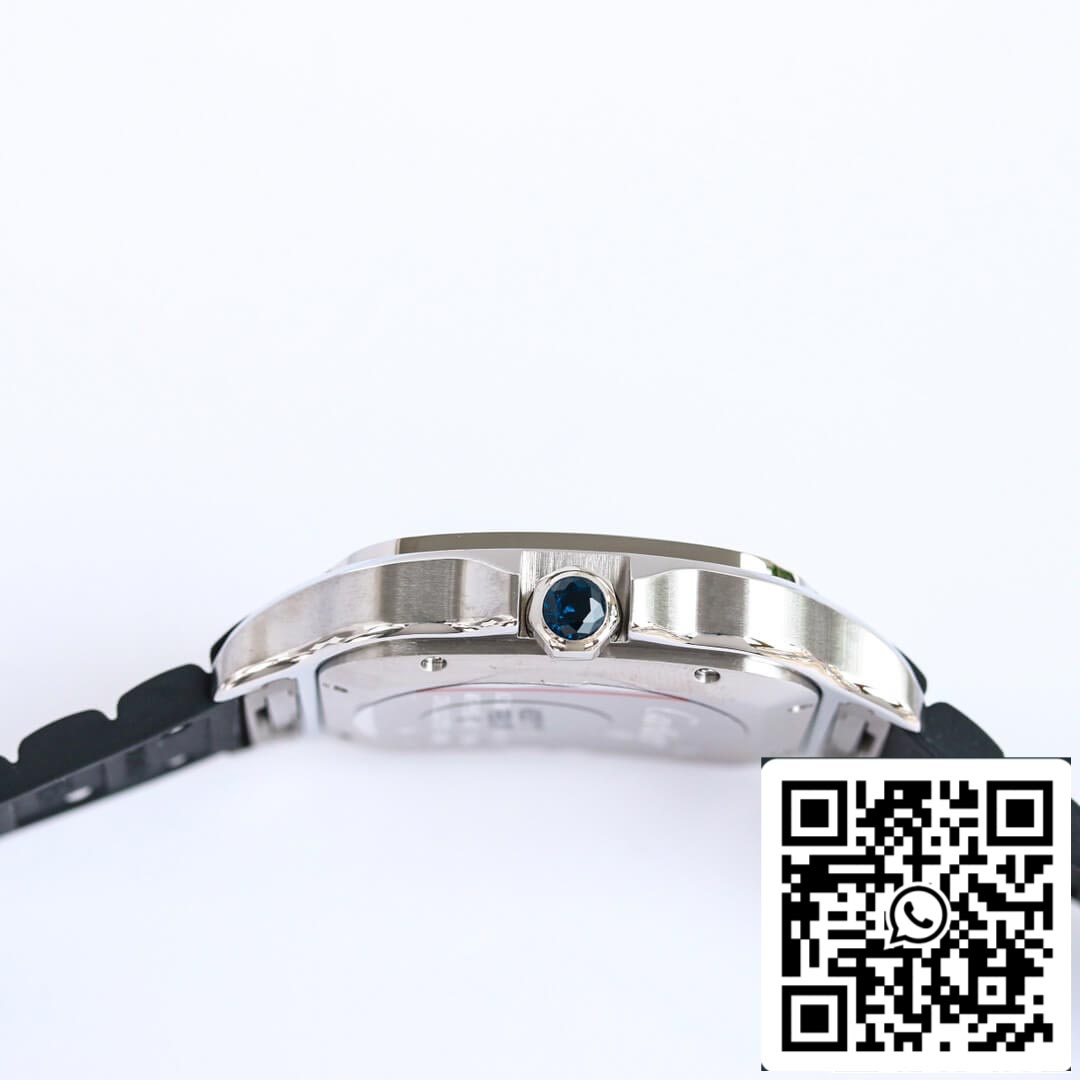 Cartier Santos WSSA0030 1:1 Best Edition GF Factory V2 Rubber Strap US Replica Watch