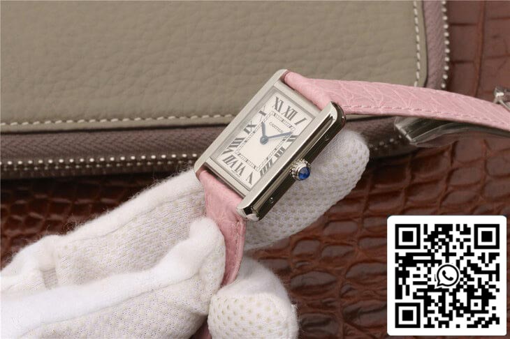 Cartier Tank Ladies 1:1 Best Edition K11 Factory White Dial US Replica Watch