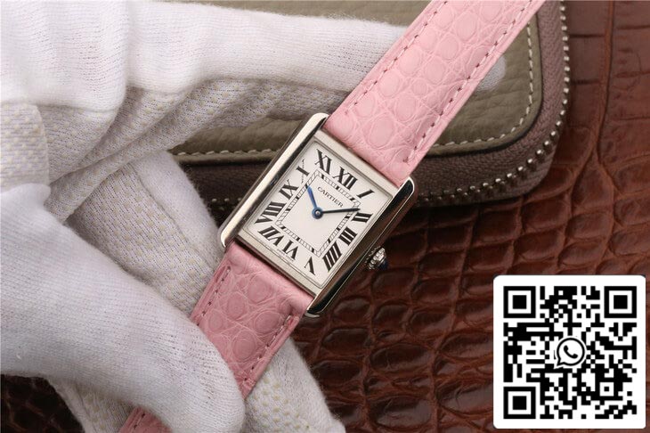 Cartier Tank Ladies 1:1 Best Edition K11 Factory White Dial US Replica Watch