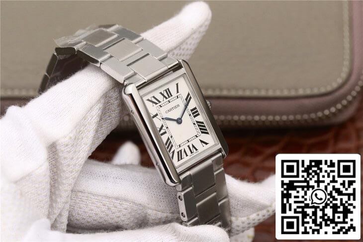 Cartier Tank W5200013 1:1 Best Edition K11 Factory Stainless Steel US Replica Watch