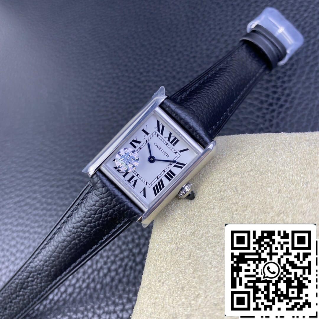 Cartier Tank WSTA0042 1:1 Best Edition AF Factory Leather Strap US Replica Watch