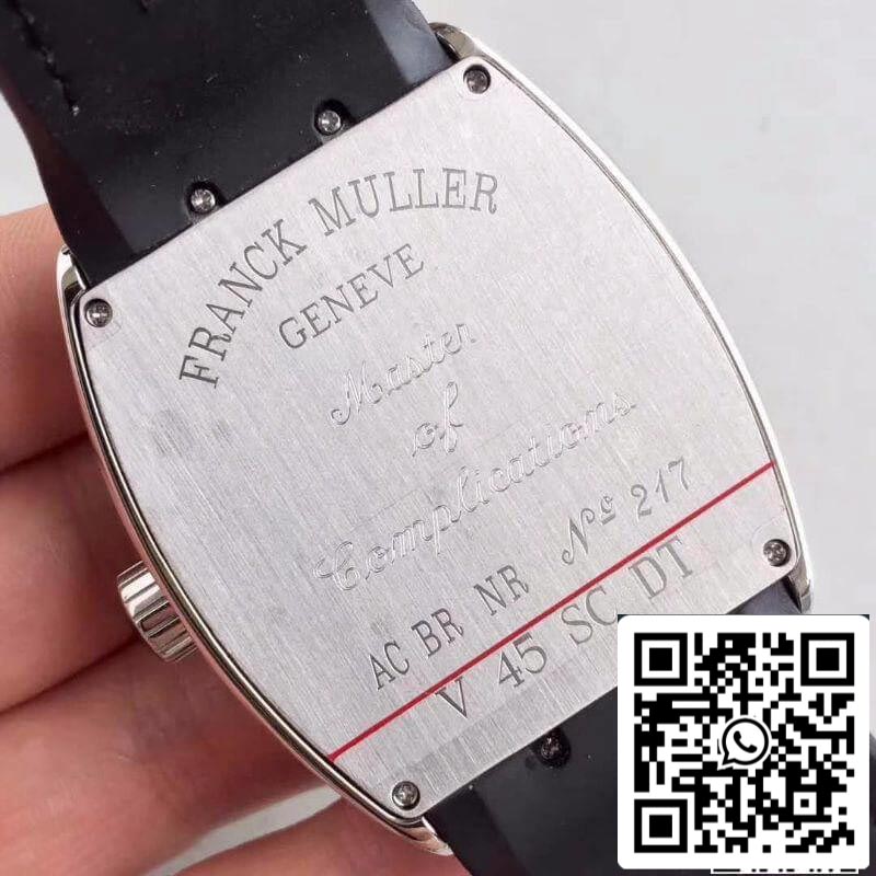 Franck Muller Vanguard V45 SC DT 1:1 Best Edition Swiss ETA2824-2 Diamonds Dial US Replica Watch