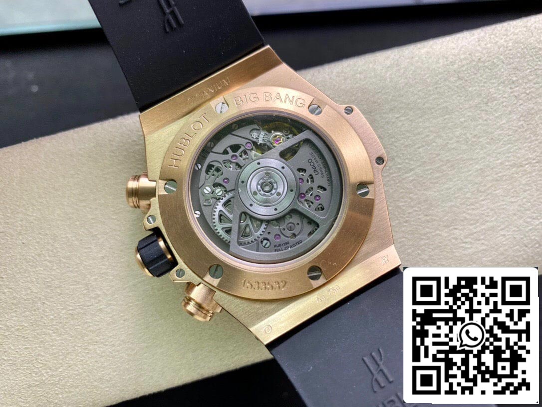 Hublot BIG BANG 421.OX.1180.RX.1104 1:1 Best Edition ZF Factory Skeleton Dial US Replica Watch