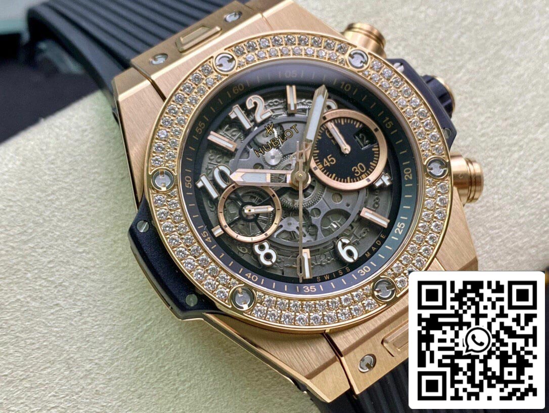 Hublot BIG BANG 421.OX.1180.RX.1104 1:1 Best Edition ZF Factory Skeleton Dial US Replica Watch