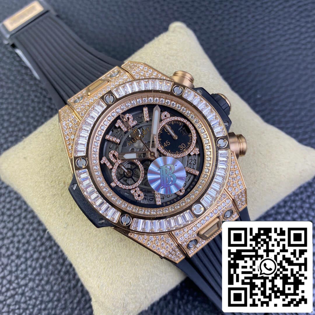 Hublot BIG BANG Unico 421.OX.1180.RX.0904 1:1 Best Edition BB Factory Diamond Case US Replica Watch