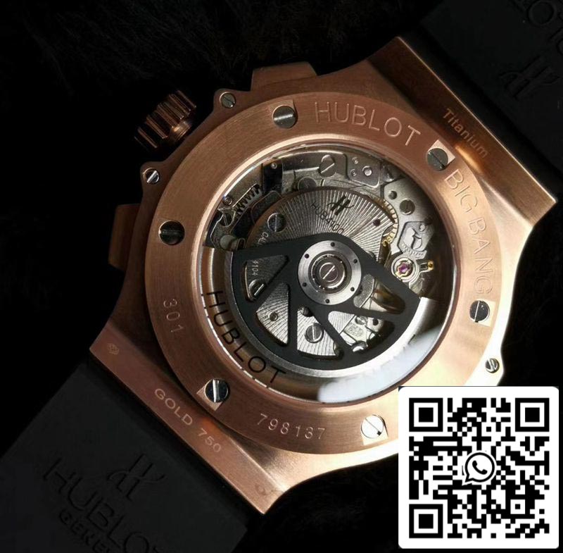 Hublot Big Bang 301.PB.131.RX 1:1 Best Edition V6 Factory Rose Gold Swiss HUB4100 US Replica Watch