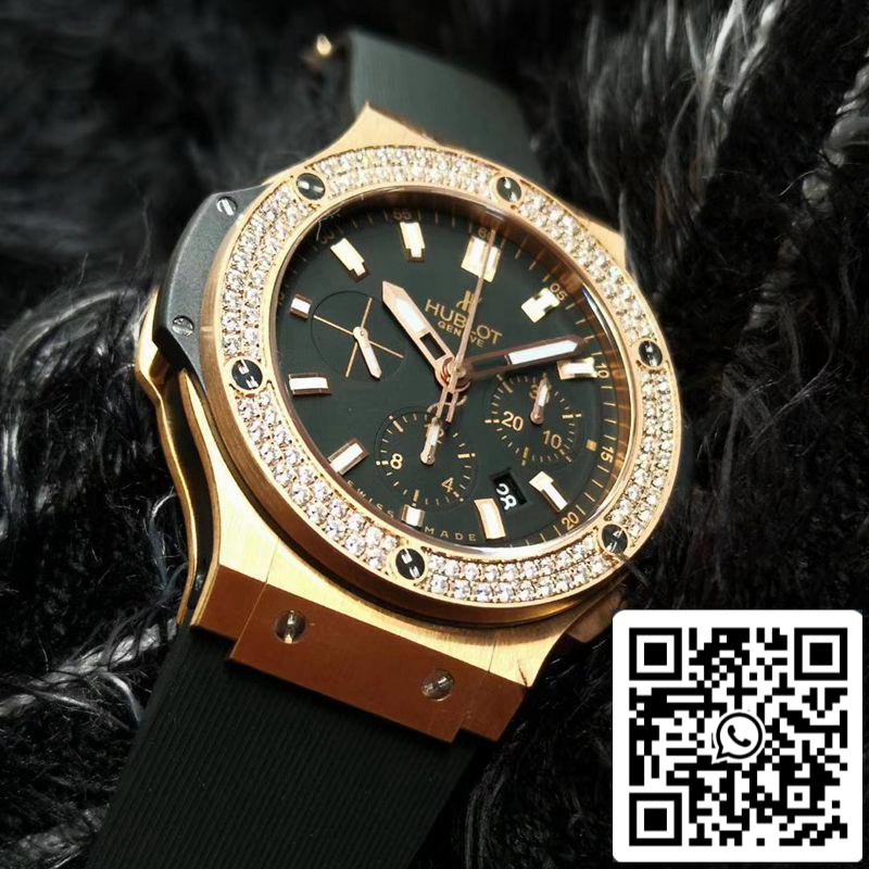 Hublot Big Bang 301.PX.1180.RX.1104 1:1 Best Edition V6 Factory Rose Gold Diamond Swiss HUB4100 US Replica Watch