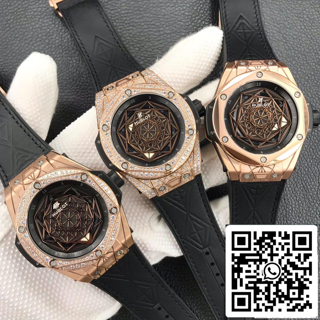 Hublot Big Bang 415.OX.1118.VR.MXM17 1:1 Best Edition WWF Factory Gold Dial US Replica Watch