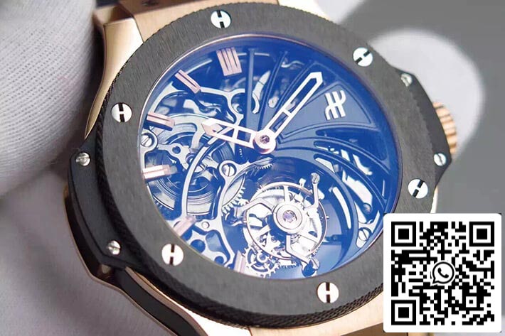 Hublot Big Bang Hollow Tourbillon 1:1 Best Edition Swiss Manual Winding Tourbillon Movement US Replica Watch