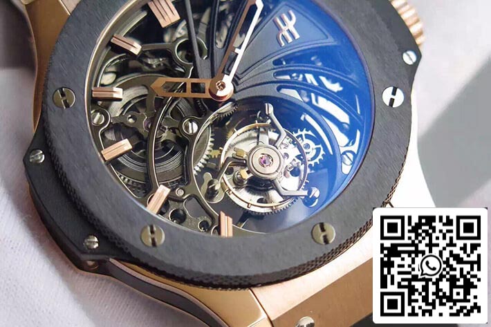 Hublot Big Bang Hollow Tourbillon 1:1 Best Edition Swiss Manual Winding Tourbillon Movement US Replica Watch