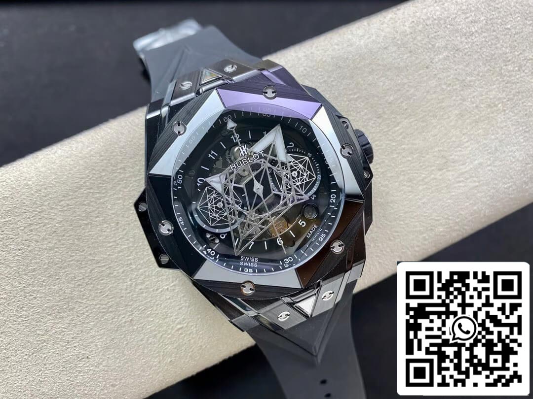 Hublot Big Bang Sang Bleu II 418.CX.1114.RX.MXM20 1:1 Best Edition BB Factory Black Ceramics US Replica Watch