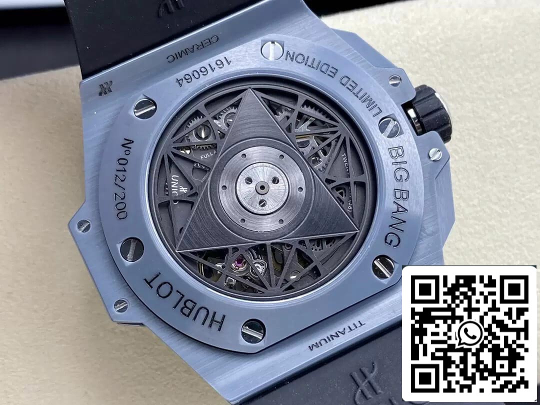 Hublot Big Bang Sang Bleu II 418.FX.8007.RX.MXM21 1:1 Best Edition BB Factory Gray Ceramic US Replica Watch