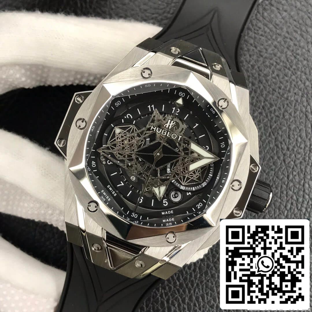 Hublot Big Bang Sang Bleu II 418.NX.1107.RX.MXM19 1:1 Best Edition HB Factory Black Dial US Replica Watch