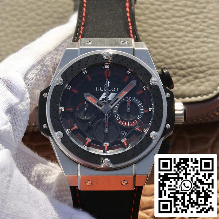 Hublot King Power 703.ZM.1123.NR.FMO10 1:1 Best Edition V6 Factory Black Dial US Replica Watch