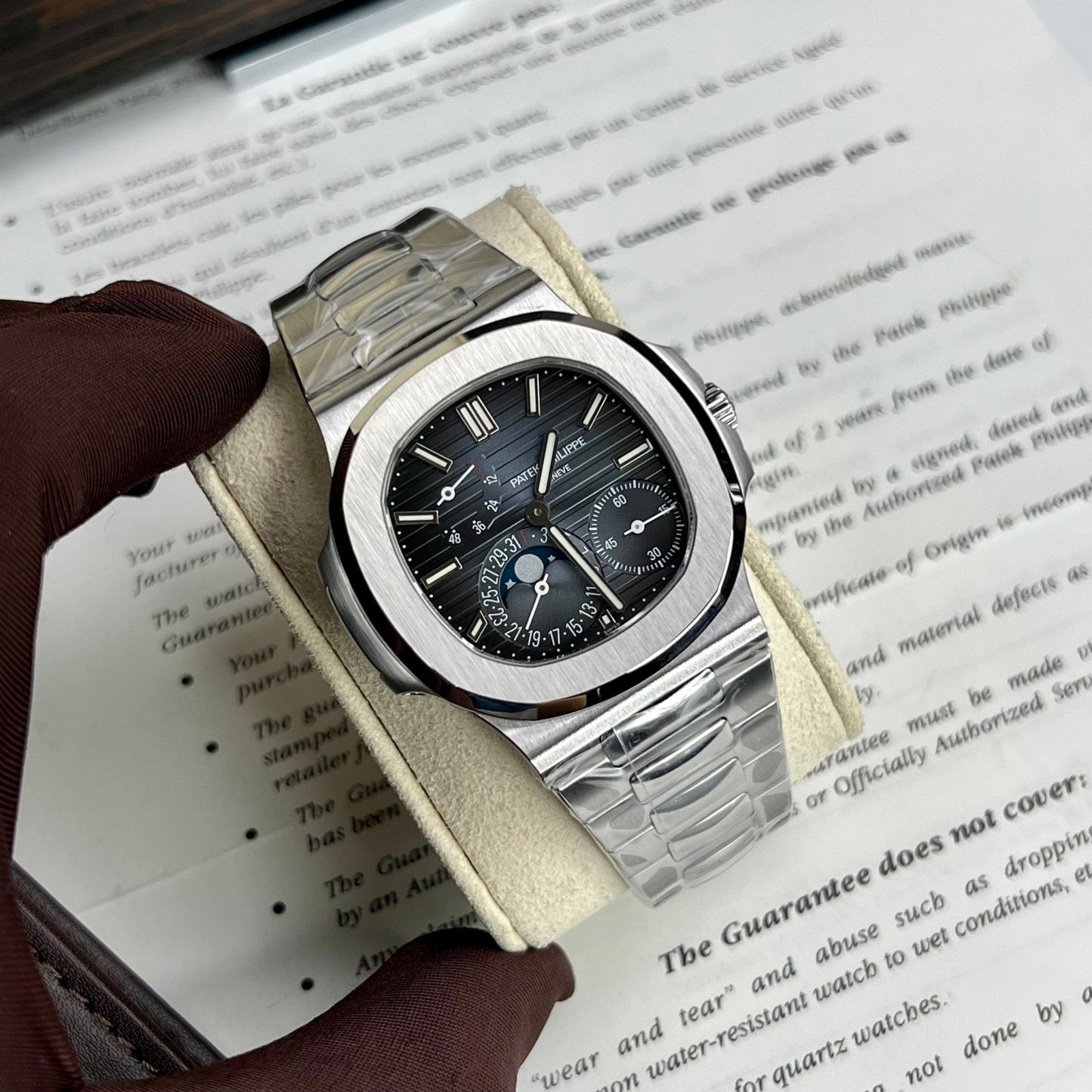 Patek Philippe Nautilus 5712/1A-001 1:1 Best Edition PPF Factory V2 Blue Dial