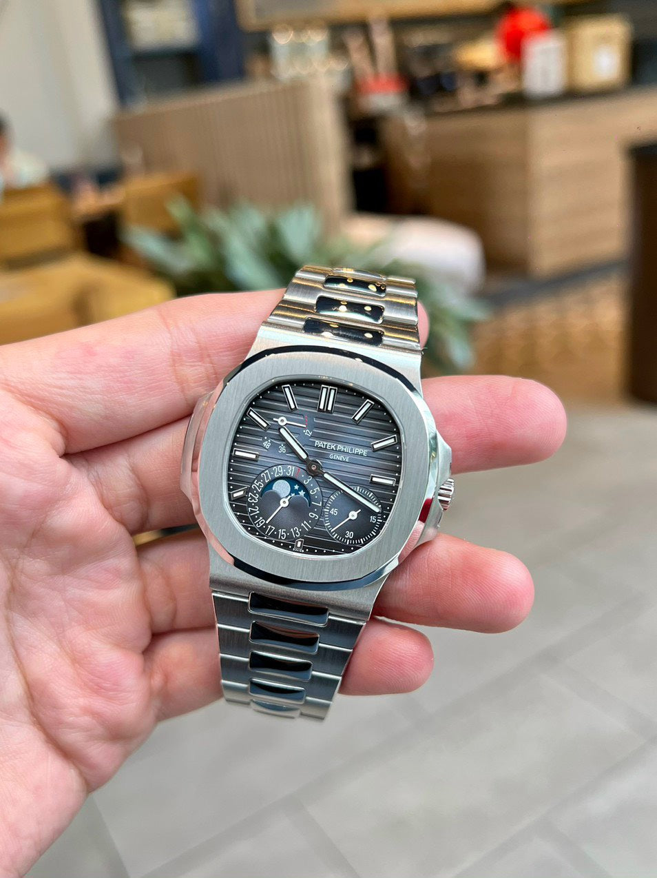 Patek Philippe Nautilus 5712/1A-001 1:1 Best Edition PPF Factory V2 Blue Dial