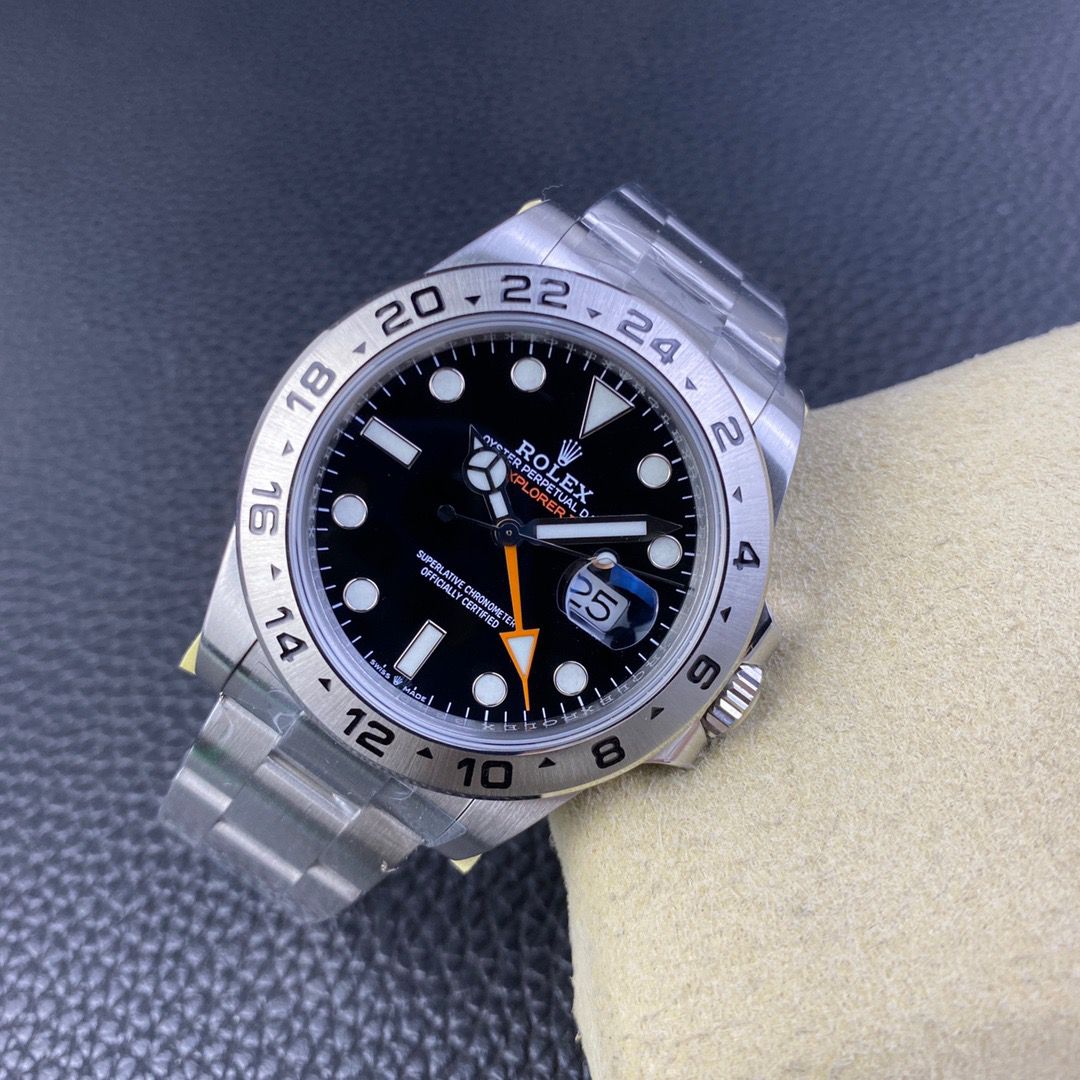 Rolex Explorer II 226570 JVS Relógios masculinos 1:1 Best Edition 3285 movimento mostrador preto