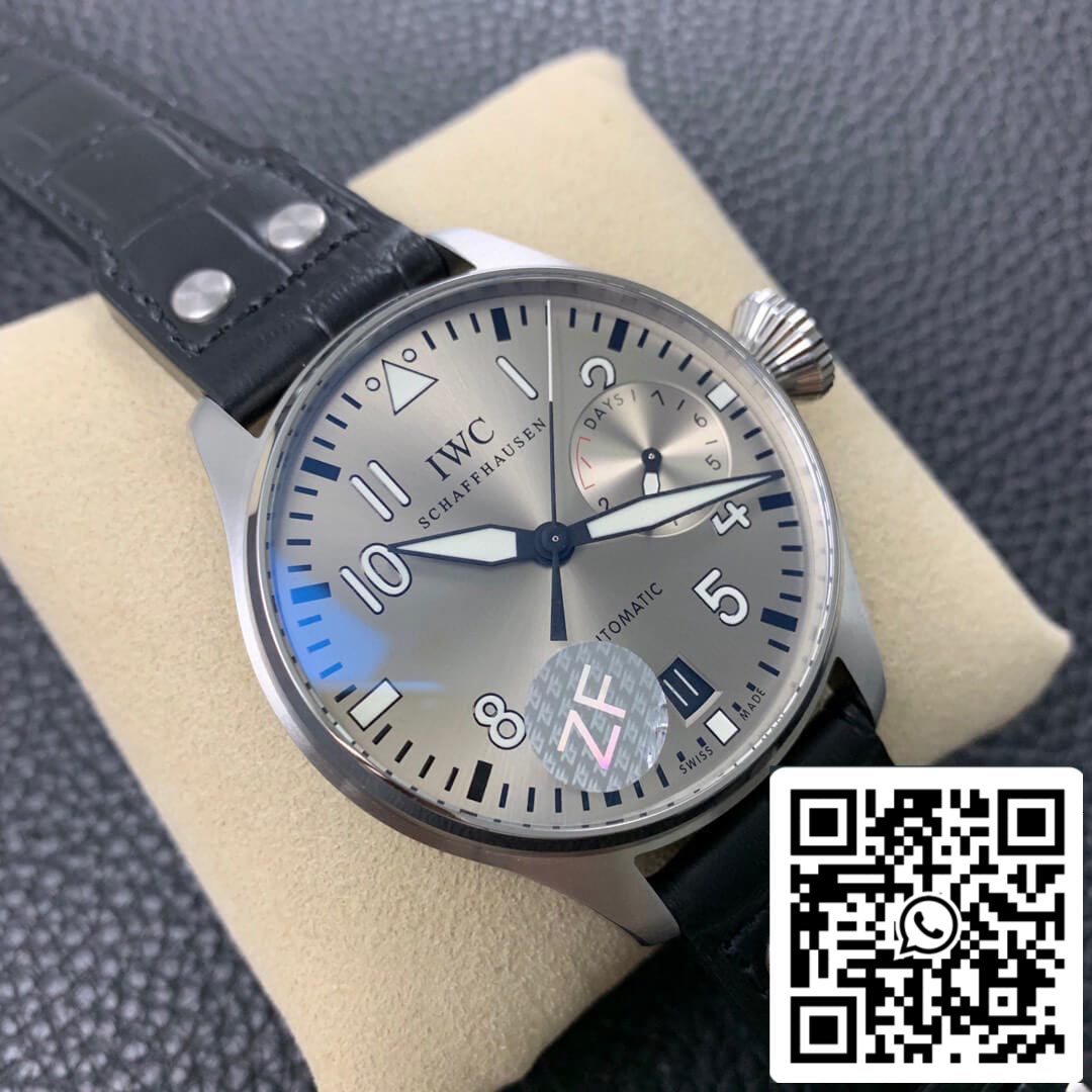 IWC Big Pilot IW500906 1:1 Best Edition ZF Factory Rhodium Dial US Replica Watch