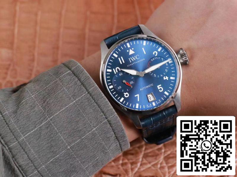 IWC Big Pilot IW501008 1:1 Best Edition ZF Factory Blue Dial Swiss ETA51111 US Replica Watch