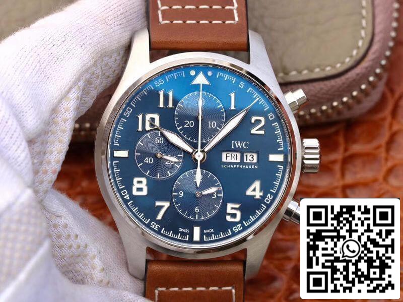 IWC Pilot Chronograph IW377714 ZF Factory Men Watches 1:1 Best Edition Swiss ETA7750 Blue Dial US Replica Watch