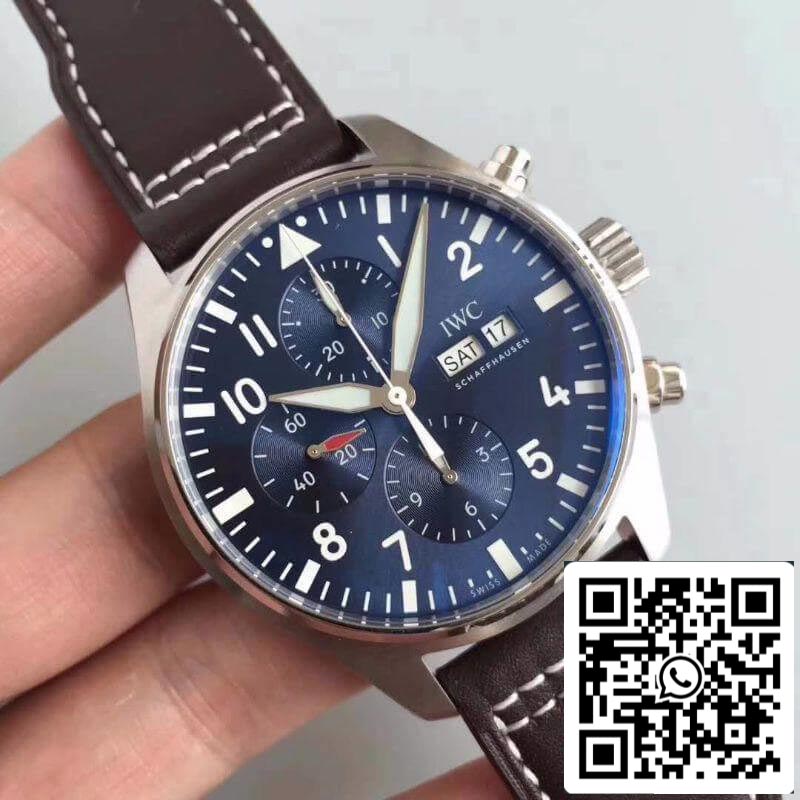 IWC Pilot Chronograph IW377714 ZF Factory Men Watches 1:1 Best Edition Swiss ETA7750 US Replica Watch