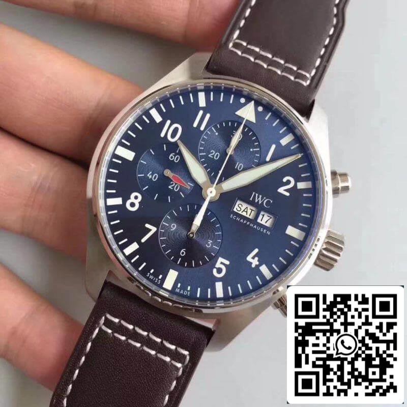 IWC Pilot Chronograph IW377714 ZF Factory Men Watches 1:1 Best Edition Swiss ETA7750 US Replica Watch