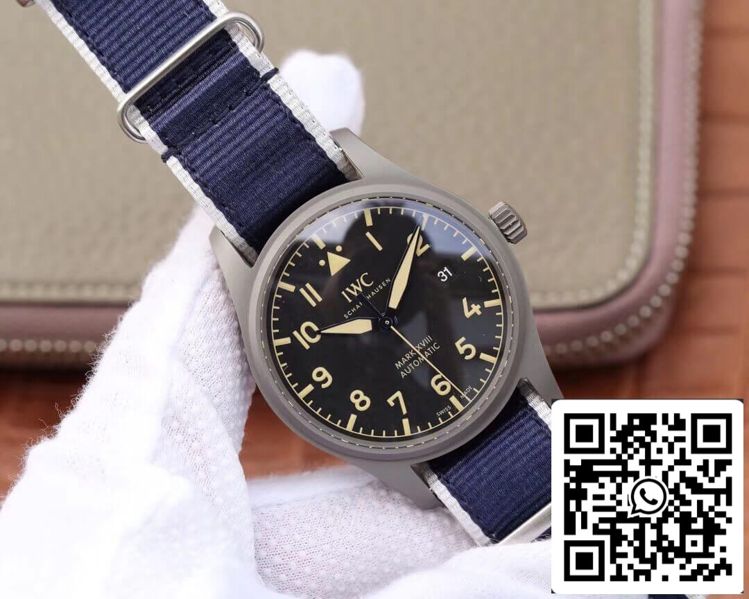 IWC Pilot IW327006 1:1 Best Edition M+ Factory Blue Strap US Replica Watch