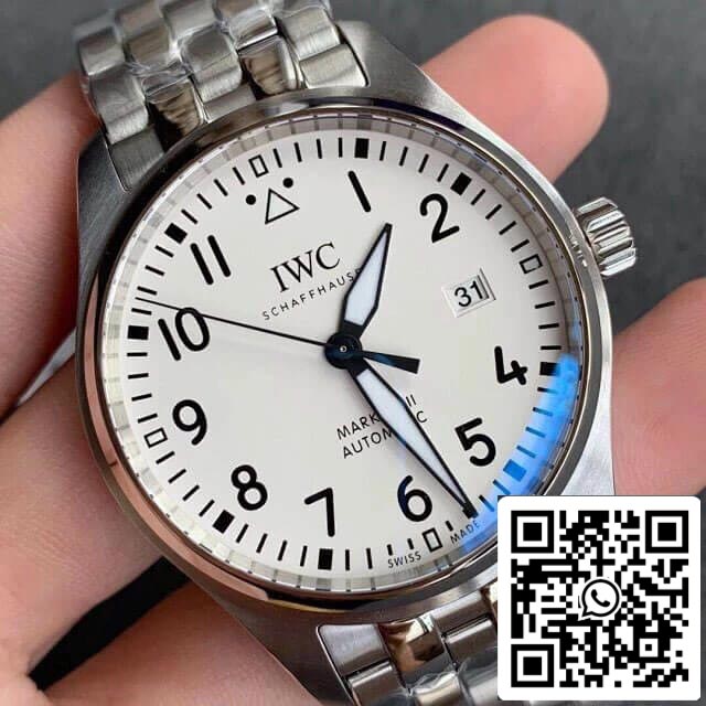 IWC Pilot IW327012 1:1 Best Edition V7 Factory White Dial US Replica Watch