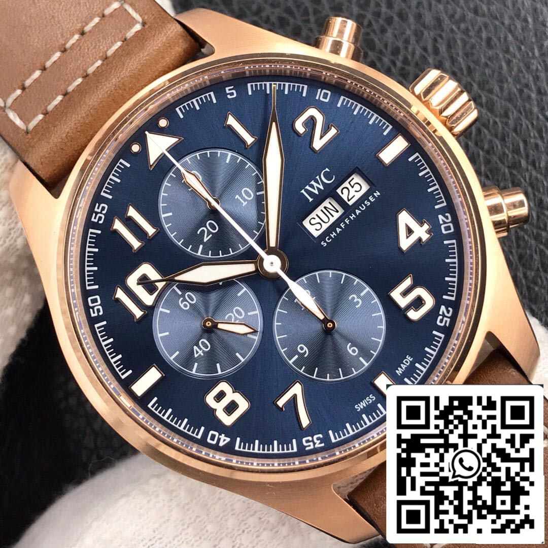 IWC Pilot IW377721 1:1 Best Edition ZF Factory Rose Gold US Replica Watch