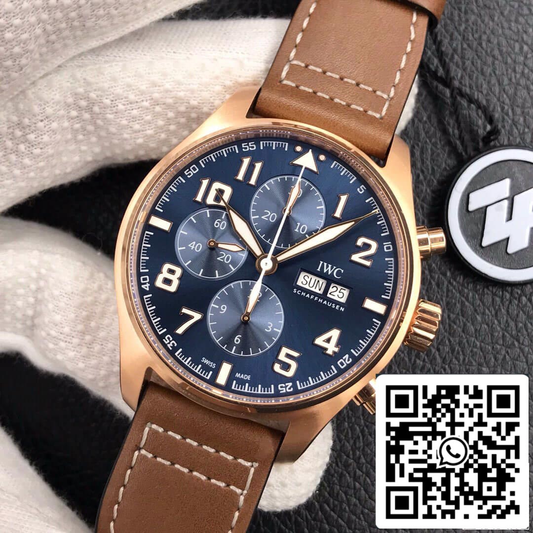 IWC Pilot IW377721 1:1 Best Edition ZF Factory Rose Gold US Replica Watch