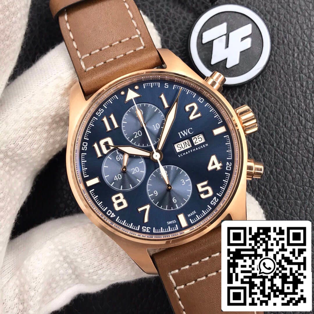 IWC Pilot IW377721 1:1 Best Edition ZF Factory Rose Gold US Replica Watch