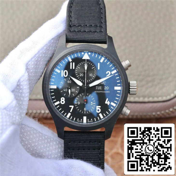 IWC Pilot IW389101 1:1 Best Edition ZF Factory Ceramics Black Dial US Replica Watch