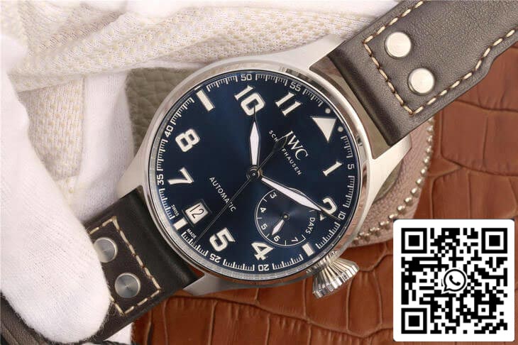 IWC Pilot IW500908 1:1 Best Edition ZF Factory Blue Dial US Replica Watch